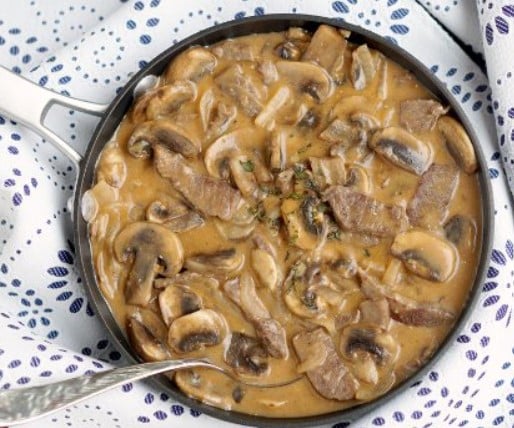 Russian Mushroom Stroganoff Recipe