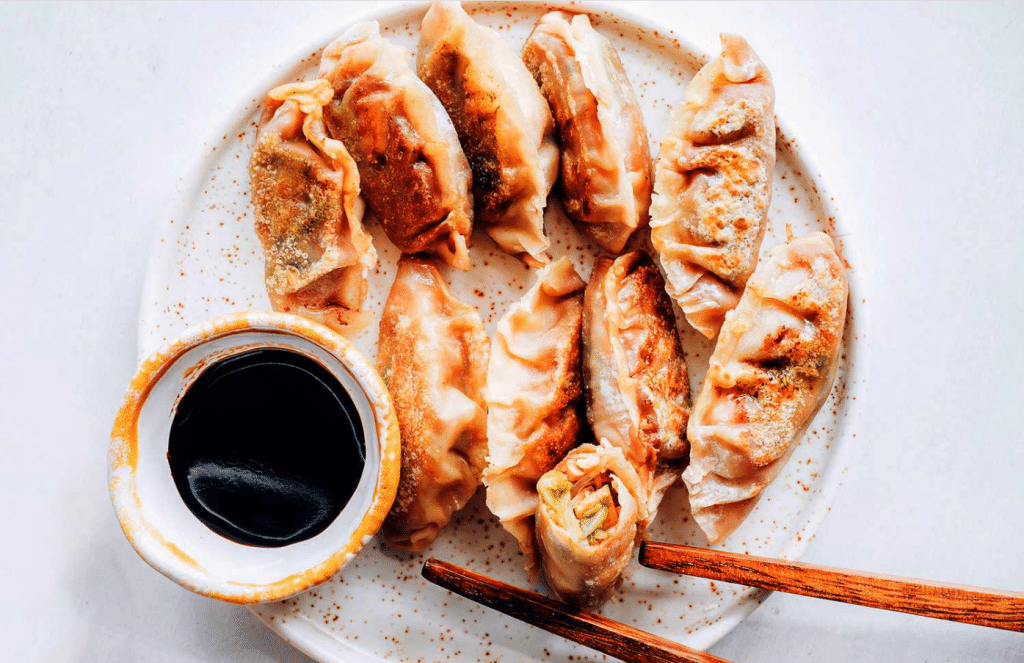 Korean Vegetarian Dumplings