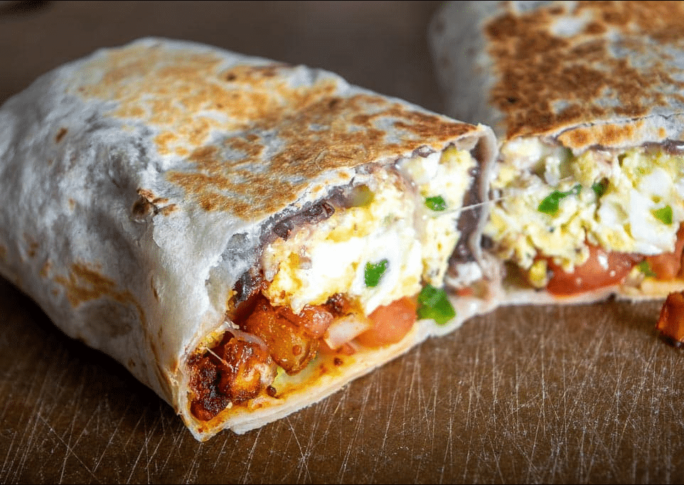 Vegetarian Breakfast Burrito